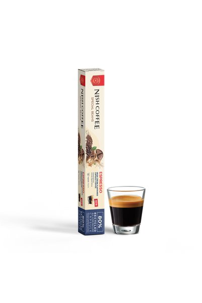 Nish Coffee قهوة كبسولات بنكهة الكريمة الأيرلندية - 10 قطع