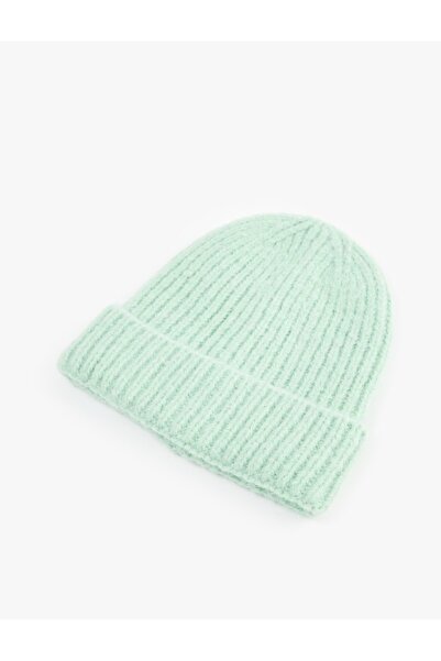 Koton Women's Basic Layered Knit Beanie - X Sima Tarkan