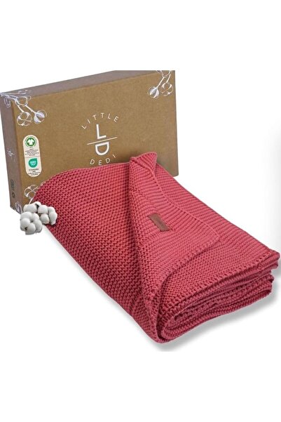 Next Baby Little Dedi Alina Organic Cotton Knitwear Knitted Amber Baby Blanket
