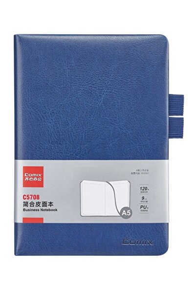 Comix - A5 Leather Hardcover Notebook, 120 Sheets