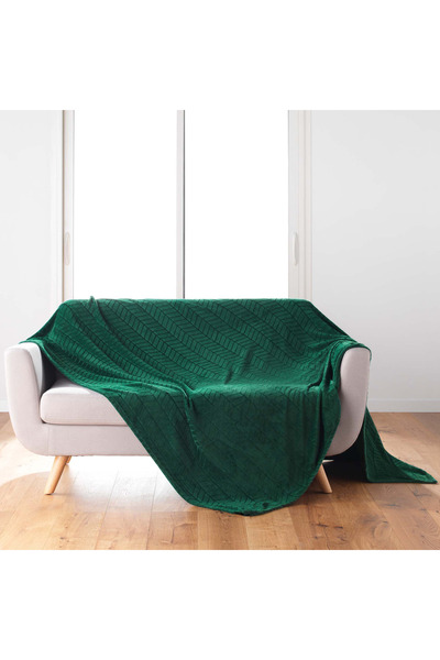 Lifestyle Textured Plush Throw - 180x220 cms