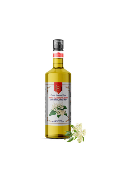 Nish Coffee Nish Mürver Çiçeği Aromalı Şurup 700 ML - Pet Şişe