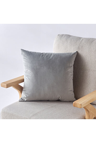 Lifestyle وسادة مزخرفة محشوة بنسيج مخملي - 45 × 45 سم