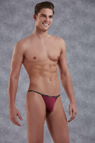 Doreanse 1330 ERKEK MİCRO MODAL CLARET RED TANGA STRİNG SLİP