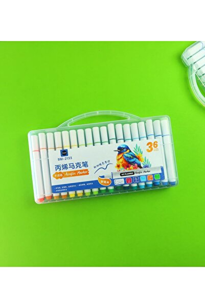 Gift Moda 36 Colors Acrylic Marker Pen Set