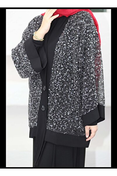 Elines butiq 3-Piece Sparkling Cardigan Set