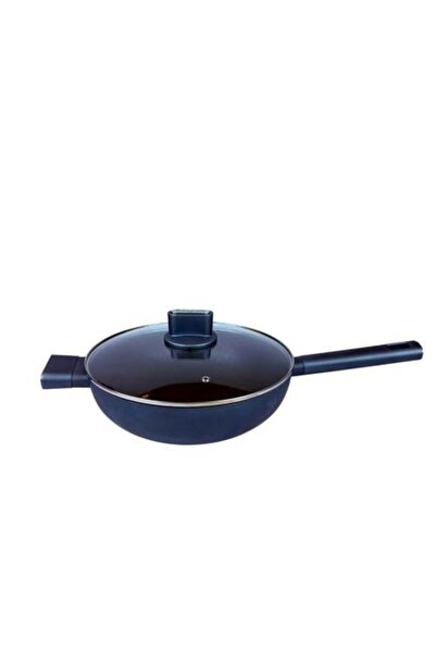 SALTER Frying Pan with Glass Lid - 28 cm