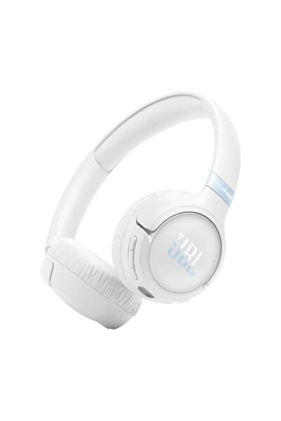 JBL سماعات رأس لاسلكية Tune 680NC فوق الأذن مانعة للضوضاء - أبيض