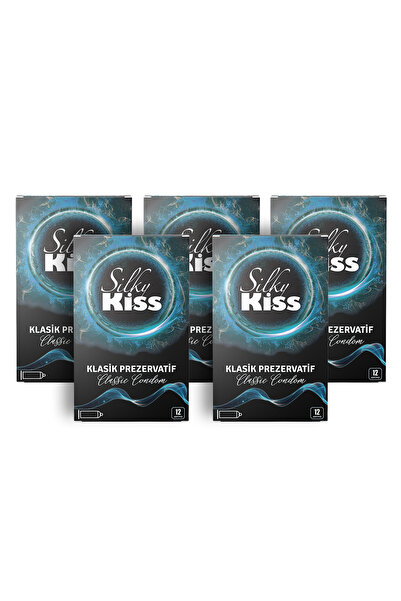 Silky Kiss Klasik Prezervatif - 5'li Paket