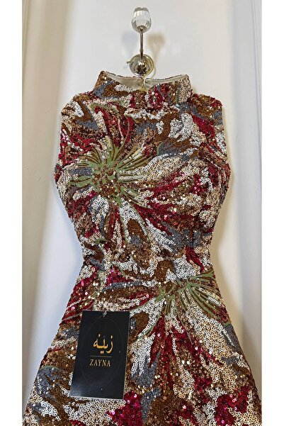 ZAYNAFASHIONSA sequined dress