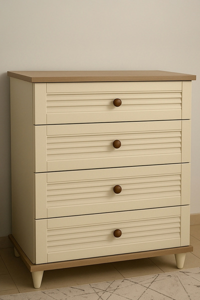 Eymense Panjurlu 4 Çekmeceli Şifonyer