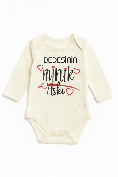 minniobaby Grandfather's Little Love Printed Cotton Snap Fastener Baby Badi
