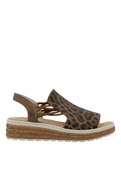 Rieker Casual sandals, women, RIEKER, ANTISTRESS, 62741-90 brown, -leather 41