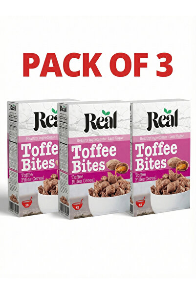 REAL حبوب بيلو بايتس توفي - وجبة خفيفة مقرمشة محشوة بالتوفي، سكر أقل، 225 غرا...