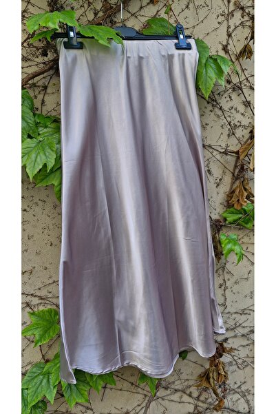 Bluebutik Saten midi boy etek