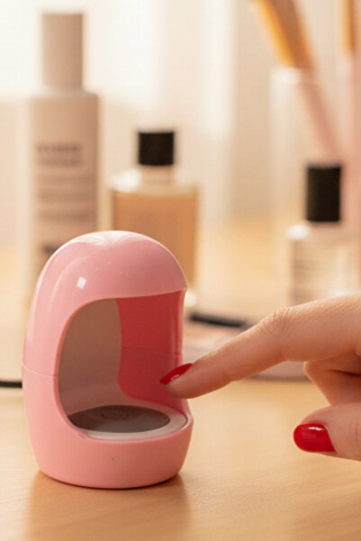 mon angel Kadın Mini Oje Kurutucu Taşınabilir Hızlı Kuruma Cihazı 6W (MAX) Le...