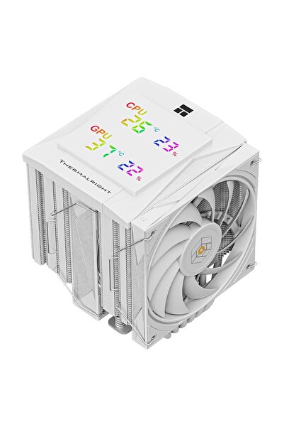 ThermalRight Royal Knight 120 Digital White TL-H12W-X28 120mm 6 x 6mm Isı Bor...