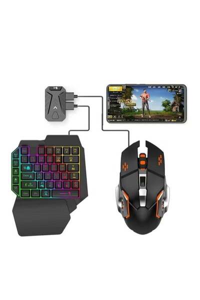 Generic مجموعة لوحة مفاتيح وماوس للألعاب، محول لوحة مفاتيح وماوس للألعاب المح...