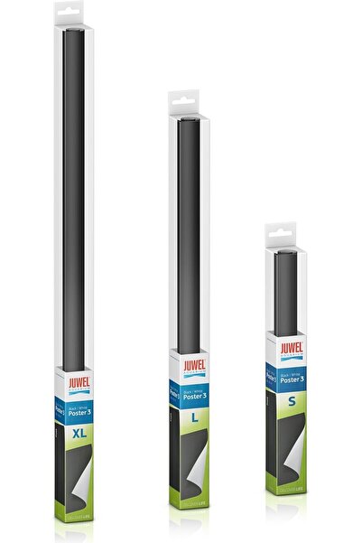 Juwel ملصق خلفية رقم 3 لتزيين حوض السمك، 60 × 150 سم، أسود/أبيض، مقاس كبير جد...