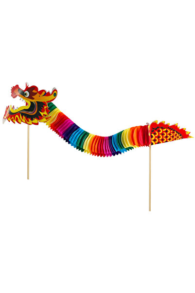 Party Magic 20cm Handheld Dragon Dance Puppet – Mini Chinese New Year Toy for...