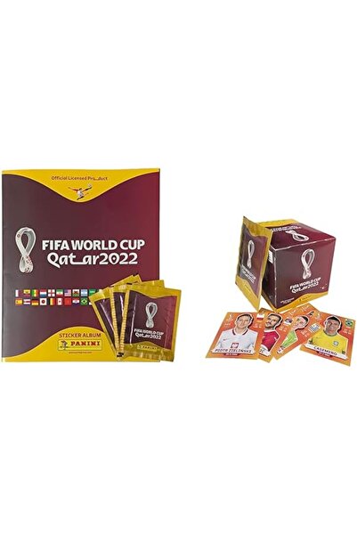 Panini FIFA World Cup Qatar 2022 Sticker Album with 50 Packs
