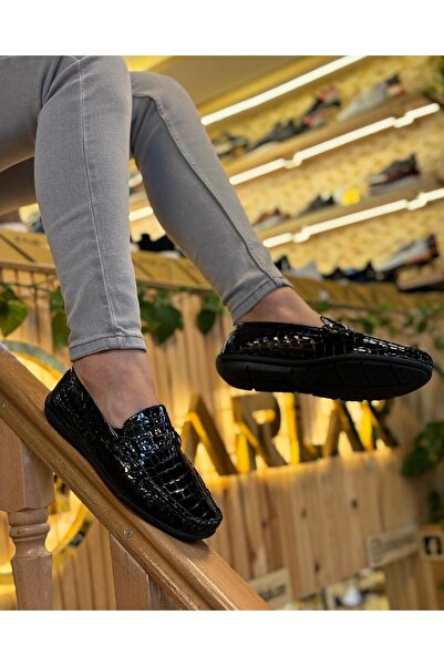 Parlak Günlük Loafer Ayakkabı