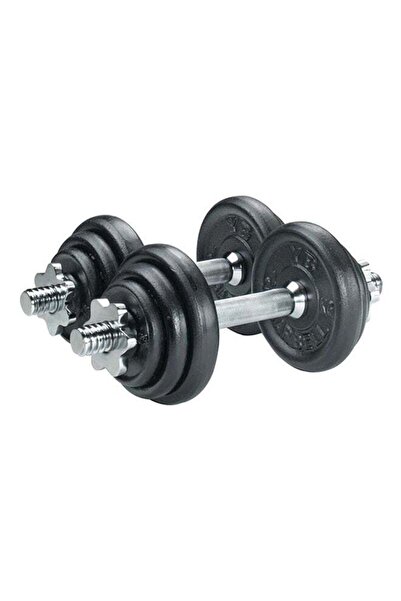 AGD Rubber Dumbbell Set for Exercises - 15kg