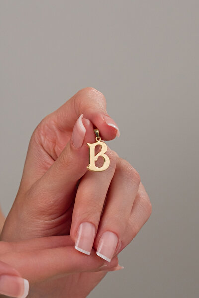 Zeynepli gold & jewelry 14 AYAR ALTIN ŞİRİN B HARFİ KOLYE UCU