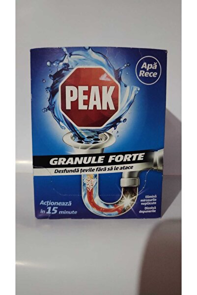 Peak Granule Forte Desfundare Țevi, Cutie 12 Plicuri, Acțiune Rapidă
