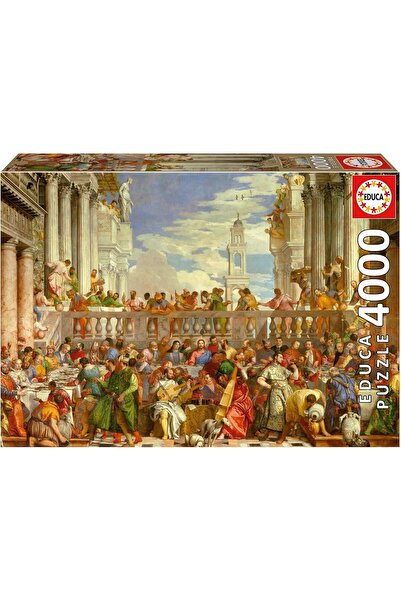 EDUCA The Wedding of Kanan, Paolo Veronese - 4000 Piece Jigsaw Puzzle