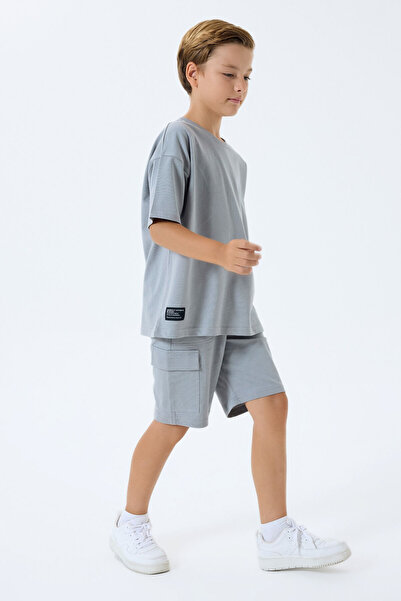 Rolypoly Costum bermuda gri pentru băiat