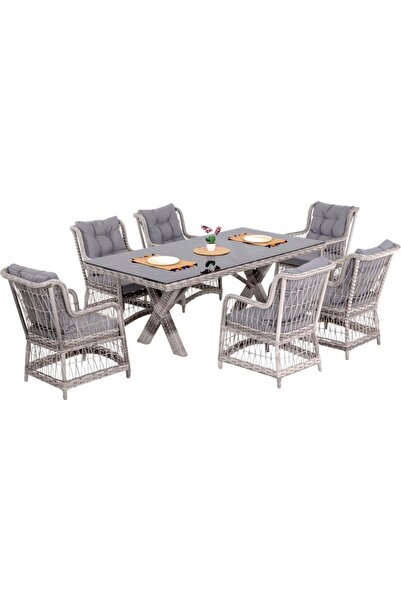 IRMAK MOBİLYA Ecem Bahçe Masa Takımı