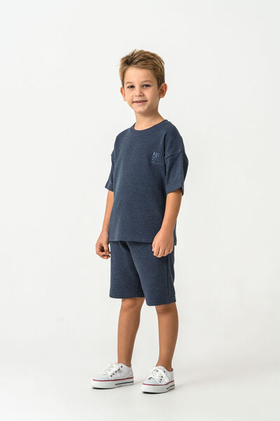 Rolypoly Κοστούμι για αγόρι μπλε βερμούδα