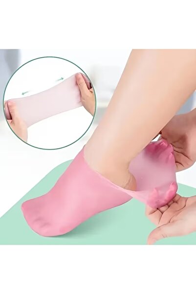 pratikus Silicone Moisturizing Socks – Care Socks for Cracked and Dry Heels, ...
