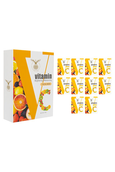 BLACK Vitamin C Face Mask (Pack of 10)