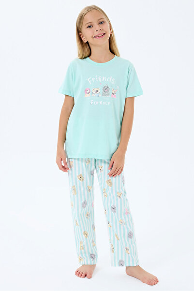 Rolypoly Σετ Πράσινη Πιτζάμα για Κορίτσια