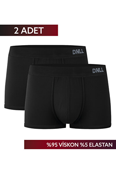 Donella 2-Piece Special Viscose Belt Elastic Men's Boxer 7195S