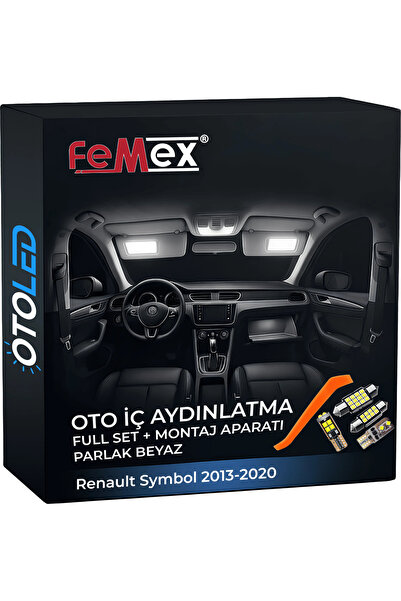FEMEX Renault Symbol 2013-2020 Uyumlu LED Iç Aydınlatma Seti Premium Set