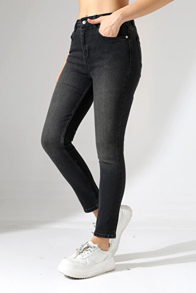 Cool & Sexy High Waist Black Skinny Fit Jean Pants