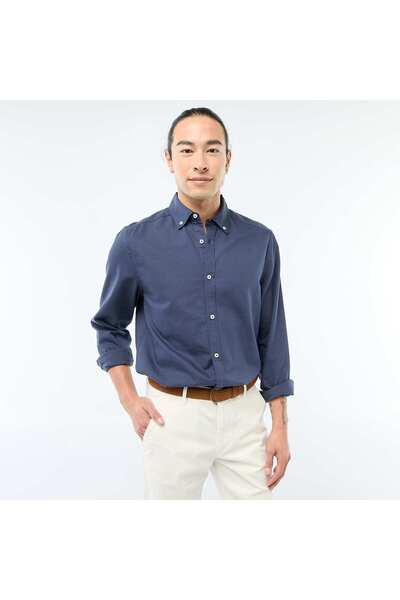 KIABI Regular-fit Oxford shirt BLUE