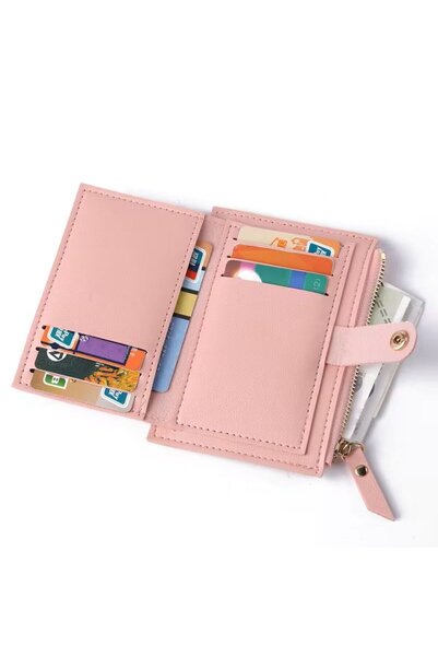 MORESUN Kadın Pembe Bozuk Para kredi kartı Cüzdanı