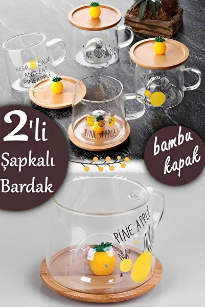 Berdina Home 3D Pineapple Figured Printed Hot Cold Borosilicate Glass Soft Dr...