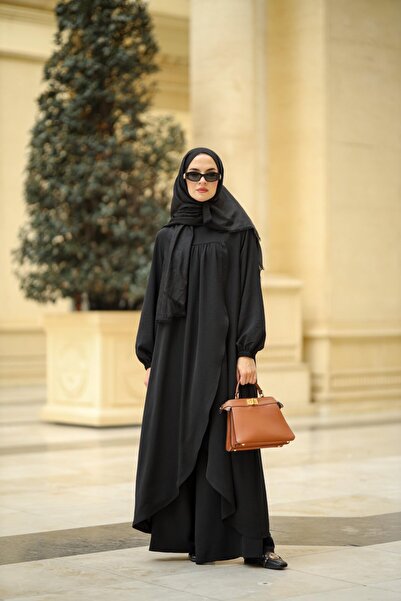NS Moda Tesettür Hanedan Suit Black-Model 562