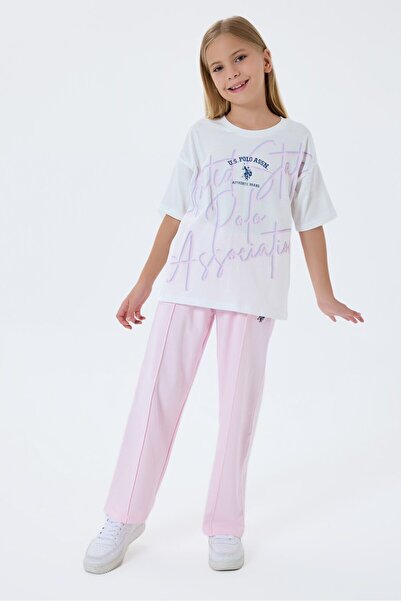 U.S. Polo Assn. Σετ Πιτζάμες Ροζ Κορίτσιας