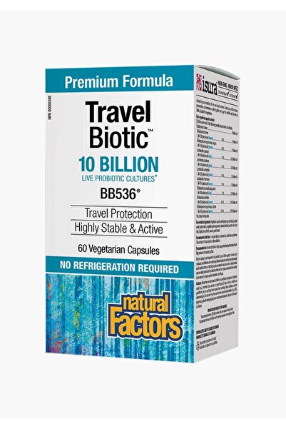 Natural Factors إن إف ترافل بيوتيك 10 مليار بي بي 536 كبسولة 60 إس