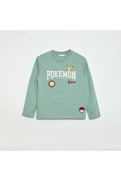 KIABI Long-Sleeve Pokémon T-shirt GREEN
