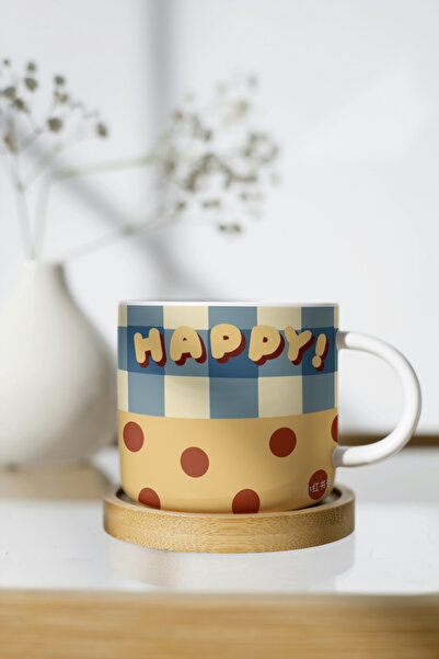 EYBaskı Tasarım Colorful Pattern Printing Porcelain Mug