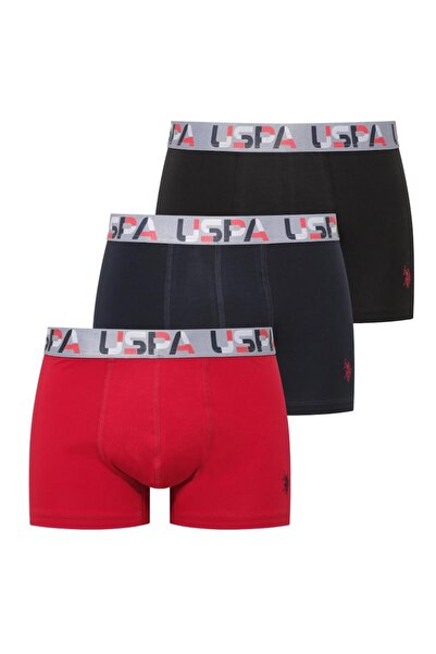 U.S. Polo Assn. Men's 3-Pack Lycra Boxers