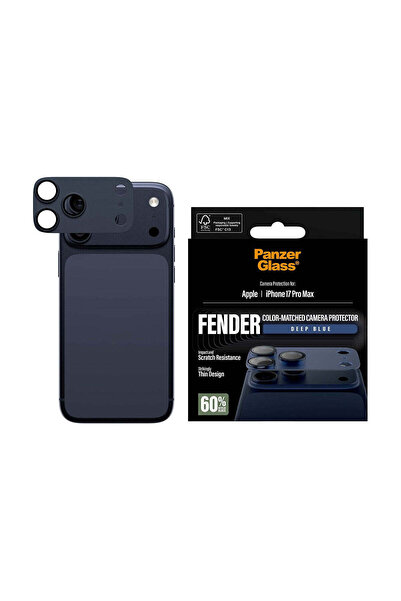 Panzer Glass بانزر جلاس ®   واقي عدسة FENDER لهاتف iPhone 17 Pro Max - أزرق