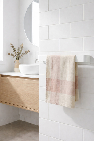 PorBig Modern Şık Banyo Mutfak Havlu Askısı | Duvar Tipi